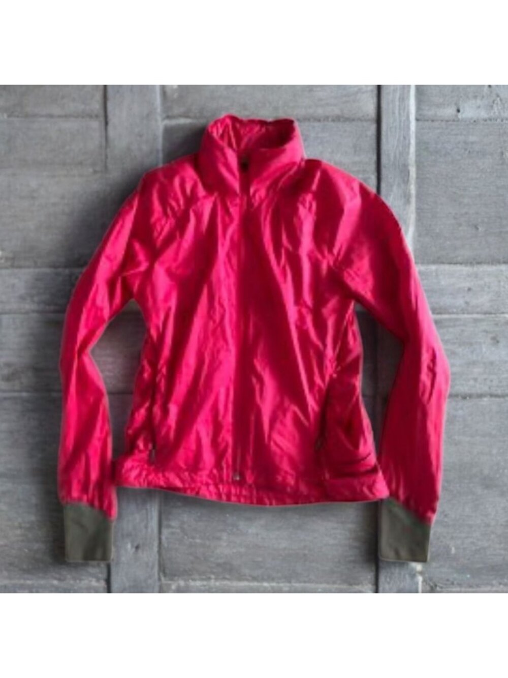 RUU Womens Pink Hoodie Windbreaker Jacket Size X Small - Picture 1 of 6
